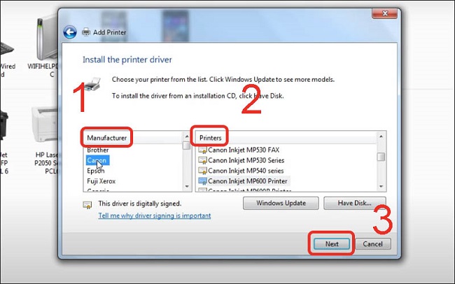 cách kết nối máy in với máy tính win 8