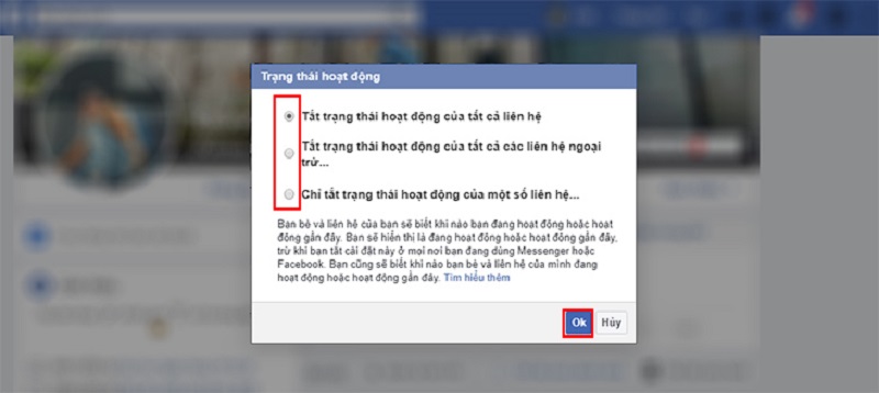 chuyencangatcuamuchienthikhibanhoatdongsangchedooff Thực hiện Cách tắt thời gian đang hoặc đã online trên Facebook Messenger