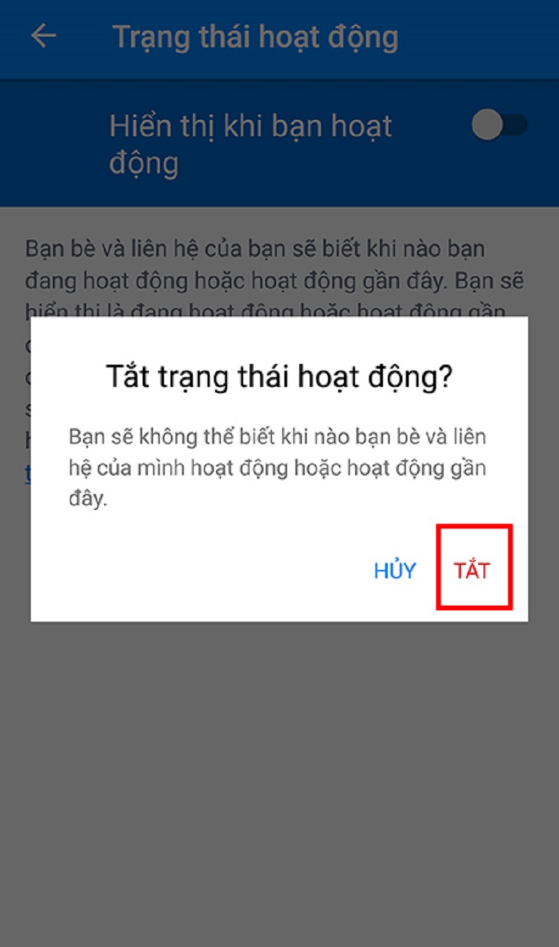 nhanvaobieutuongbanhrangomucchatphiagocphaicuoimanhinhtattrangthaihoatdong Thực hiện Cách tắt thời gian đang hoặc đã online trên Facebook Messenger